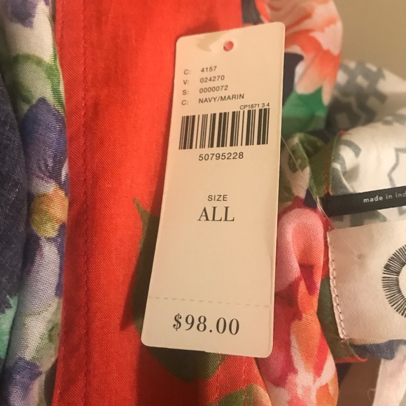 New Anthropologie Dylan Floral Cocoon Kimono - Picture 5 of 6